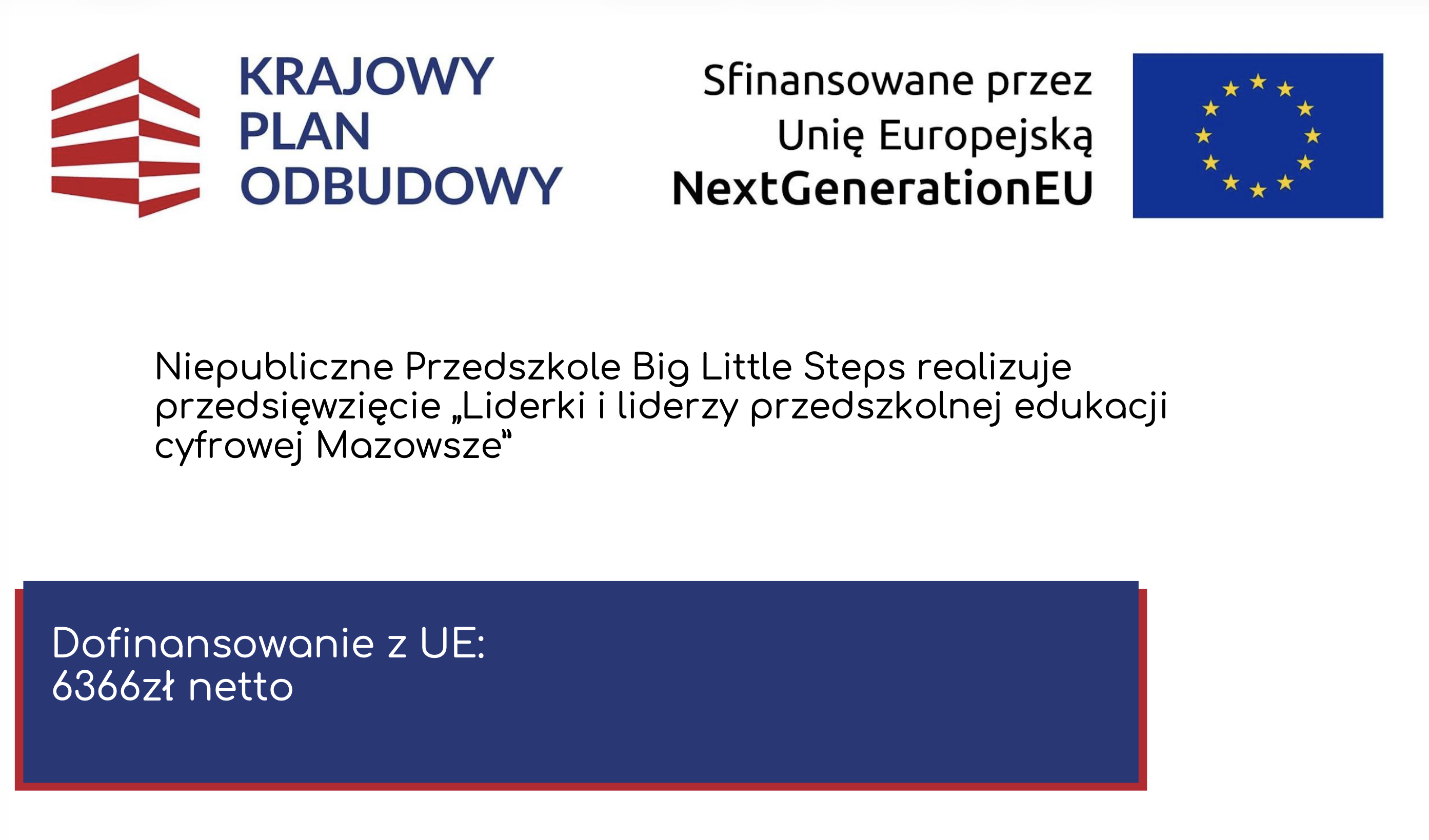 Dofinansowanie z Unii Europejskiej